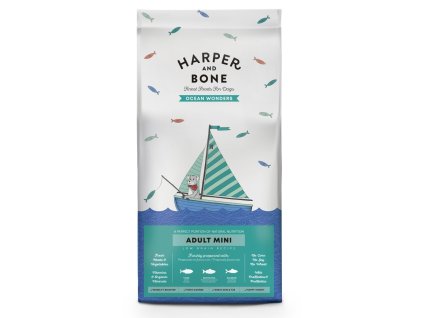 Vzorek Harper and Bone Dog Adult Mini divy oceánu 100 g