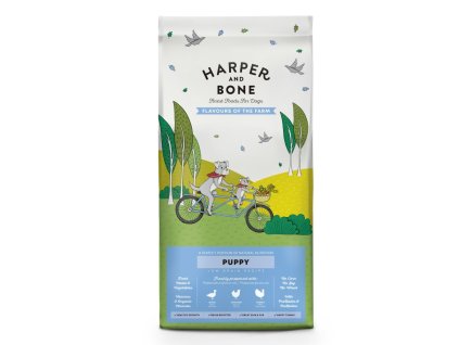 Vzorek Harper and Bone Dog Puppy příchutě farmy 100 g