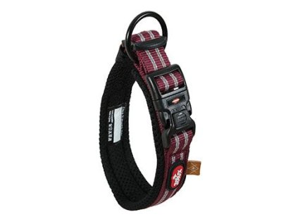 Obojek pes BIVOUAK nastavitelný 45-55cm červená Zolux