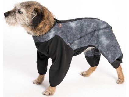 690331 oblecek pro psy kombineza softshell dzina riflova cerna 45cm