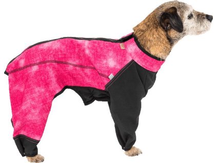 oblecek kombineza softshell dzina riflovy malinovy 45 cm