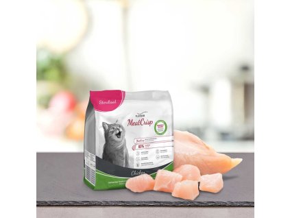 platinum meatcrisp sterilised chicken kure pro kastrovane kocky 400 g