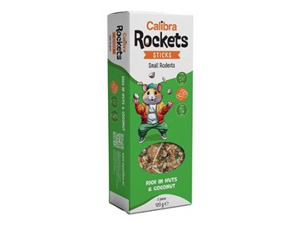 Calibra Rockets Sticks Small rodents Nuts&Coconut 120g