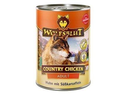 Wolfsblut Dog Adult Country Chicken konz. 395g