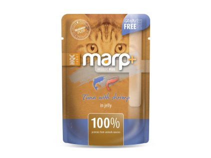Marp Holistic Plus kapsička pro kočky - Tuňák s krevetami v želé 55g