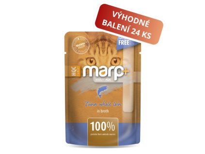 Marp Holistic Plus kapsička pro kočky - Tuňákové filety ve vývaru 24x55g