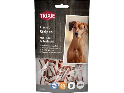 Premio STRIPES Ligh pásky kuře-treska 75 g