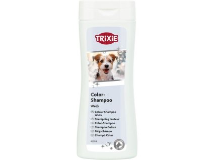 TRIXIE Color šampon - bílý 250 ml - pro světlé a bílosrsté psy