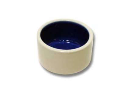 Keramická miska s glazurou 100 ml/7 cm - béžovo/modrá TRIXIE