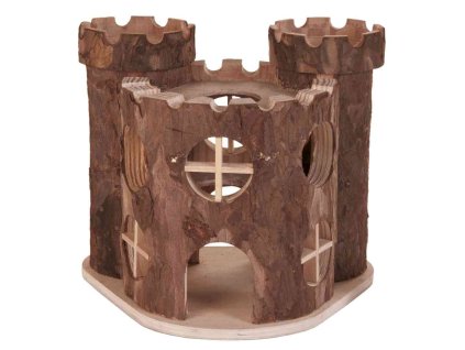 Dřevěný hrad MATTI pro hlodavce 17x15x12cm TRIXIE