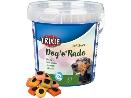 Soft Snack Dog´o´Rado - kuřecí kousky, kyblík 500 g