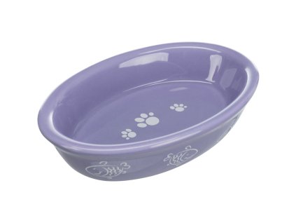 Keramická miska oválná, různobarevná 0,2 l / 15x10 cm