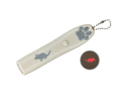LED ukazatel motiv myš, na baterie,povzbuzení instinktu 11cm (RP 2,10 Kč)