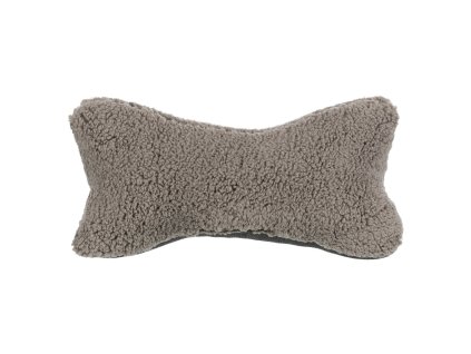 Polštář pod hlavu BENDSON ergonomický, 40 x 22 cm, světle šedá/tmavě šedá