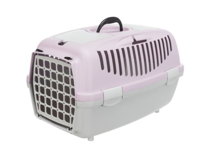 Transportní box CAPRI II, XS-S: 37x34x55cm (max. 8kg), světle šedá/lila