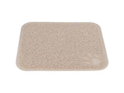 Podložka před kočičí toaletu 37 x 45cm, PVC, tělová