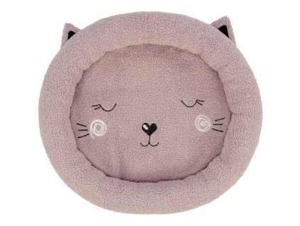 Junior pelech CAT, oválný s nízkým okrajem, 50 x 40 cm, světlá lila