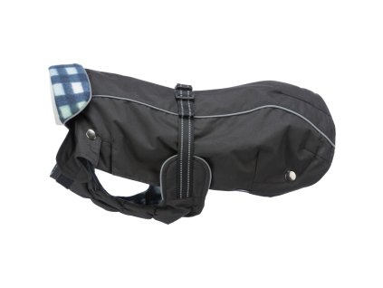 Outdoorový kabátek ROUEN 2v1, střih buldok, černá/modrá (Velikost M:52cm, hruď:54-84cm, krk:54-66cm)