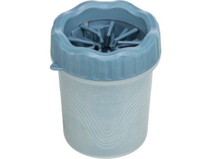 PAW CLEANER - kalíšek k čištění tlapek, silikon/plast, modrá (Velikost M-L)