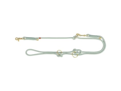 Soft Rope prodlužovací kulaté tkané vodítko, šalvěj/máta (Velikost S-XL: 2,00 m/ 10 mm)