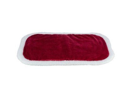Xmas NEVIO oválná vánoční podložka, červená/bílá