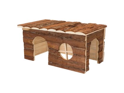 Dřevěný domek JERRIK, TRIXIE (Velikost 40 x 20 x 23 cm, např. morče, králík)