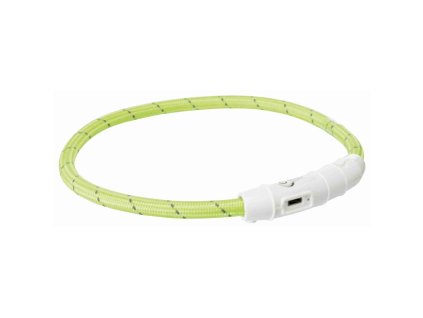 Svítící kroužek USB na krk, zelená (RP 2,10 Kč)