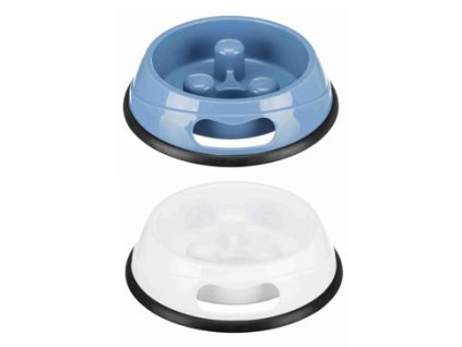 Plastová miska proti hltání jídla