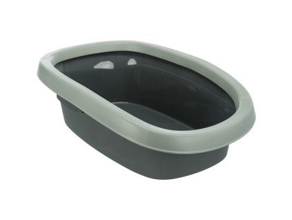 Be Eco toaleta CARLO, s okrajem, antracit/šedozelená (Velikost 38 x 17 x 58 cm)