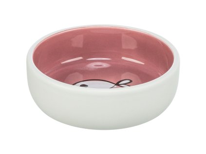 Keramická miska pro kočky, s glazurou 0,3 l/13 cm, různé motivy a barvy
