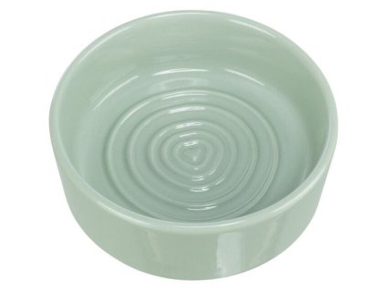 Keramická miska Viviana s letokruhy a srdíčkem, šalvěj (Velikost 1,4 l/ ø 20 cm)