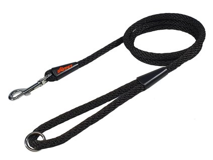 BAFPET Lanové vodítko SPIRÁLA 10mm - Černá VÝPRODEJ SLEVA 20% (Varianta 10mm x 150cm)