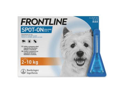 Frontline Combo spot-on pro psy S (2-10kg) - 3 ks !