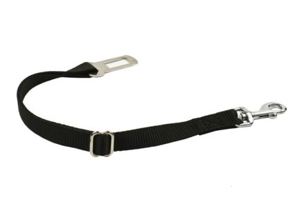 BAFPET Popruhový poutací pás do auta - Černá (Varianta Černá - 16mm x 29 -58cm 18700)