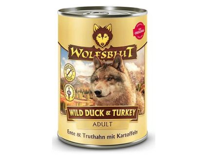 Wolfsblut Dog Adult Wild Duck&Turkey konz. 395g