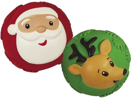 Nobby ToyBox Vánoční míček latex 12 ks 9,5 cm