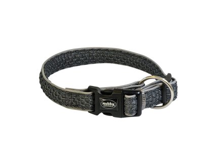 Nobby Obojek MESH AIR L-XL 32 mm 50-65 cm šedá