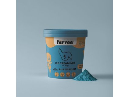 Fürree Ice cream Blue Spirulina Zmrzlina pro psy 60g
