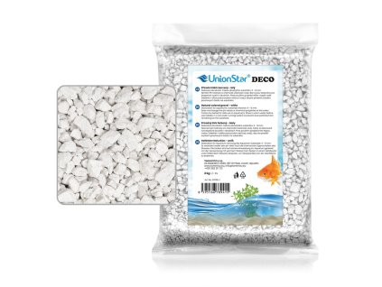 Akvarijní štěrk bílý 2 kg DECO