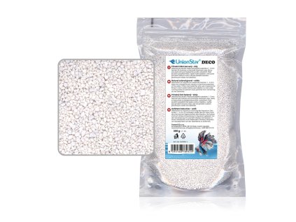 Akvarijní štěrk bílý 300 g DECO