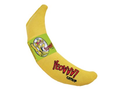 Yeowww Banán plněný bio šantou 17,5 cm