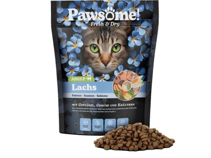 Pawsome! Fresh & Dry Adult Lachs s lososem 750 g