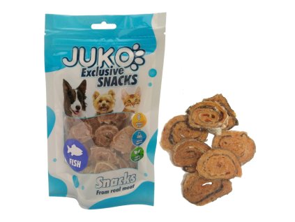 Salmon sushi with fish skin JUKO Snacks 70 g