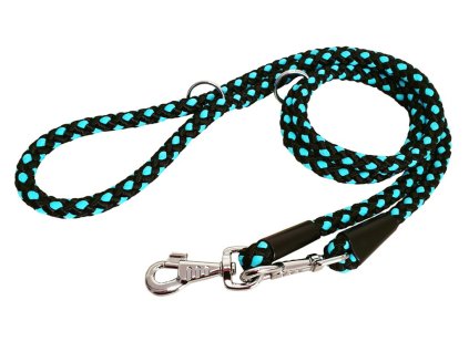 BAFPET Lanové přepínací vodítko UZLÍK 14mm - Světle modrá (Varianta 14mm x 240cm)