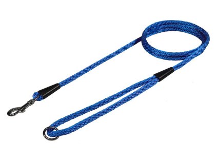 BAFPET Vodítko lano, SPIRÁLA JEDNOBAREVNÁ - Modrá (Varianta 6mm x 150cm)