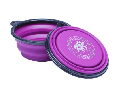 BAFPET Cestovní miska - Fuchsie (Varianta 380ml)