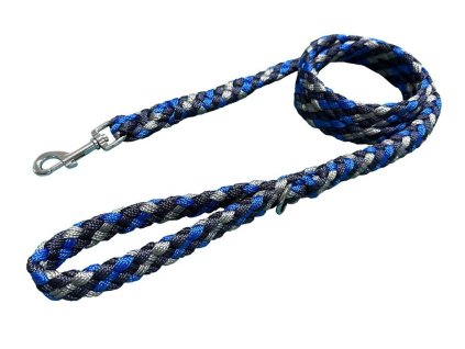 BAFPET Lanové vodítko pletené MINIHUGO - Modrá (Varianta 20mm x 150cm)