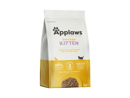 Applaws granule Cat Kitten Kuře 2kg - poškozené balení
