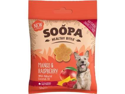 Soopa Healthy Bites s mangem a malinou 50 g
