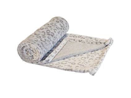 Nobby flísová deka LORIK 100x150 cm leopardí vzor